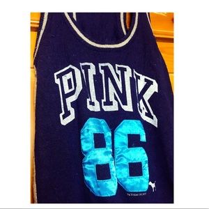 PINK Vintage Sweater Jersey Tank Top.
